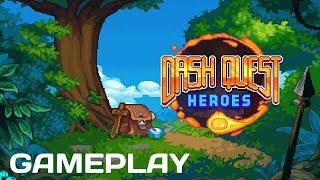 Dash Quest Heroes - A Pixel-Art Runner Game with Battles - Gameplay screenshot 3