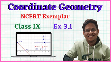 Coordinate Geometry | NCERT Exemplar | Ex 3.1 | Class IX | Mathematics | Excitonium | Ronit Jain