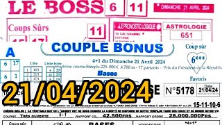 le Boss et couple bonus et la belle vendeuse dimanche 21/04/2024