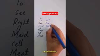 Homophones #english #youtubeshorts #trending #englishvocabulary #homophones #learnenglish