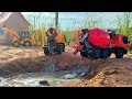 Trator e Caminhao, Vídeo divertido de Fazenda de brinquedo para crianças!