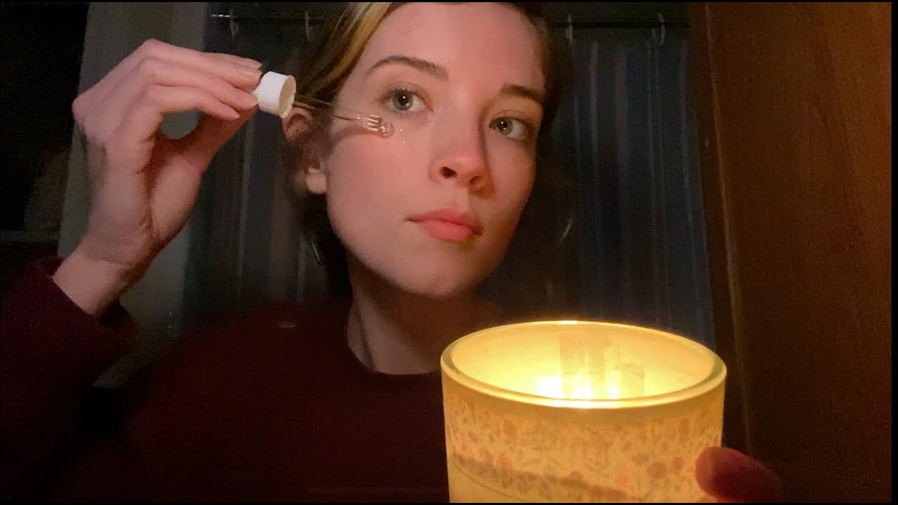 Lofi ASMR | Nighttime Skincare in Candlelight 🕯️