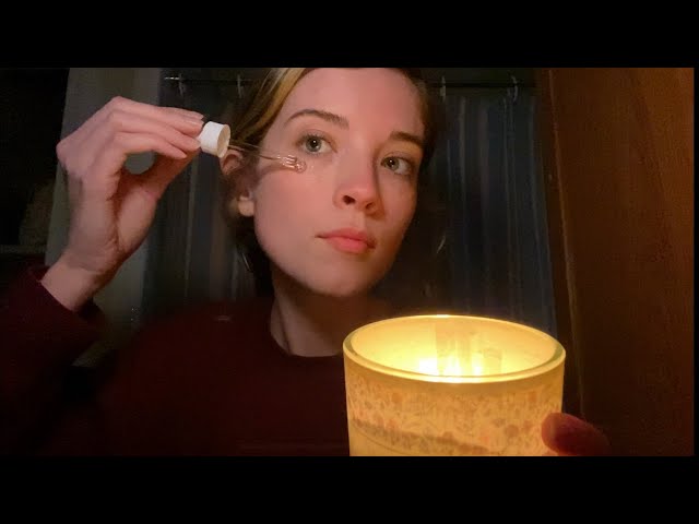 Lofi ASMR | Nighttime Skincare in Candlelight 🕯️