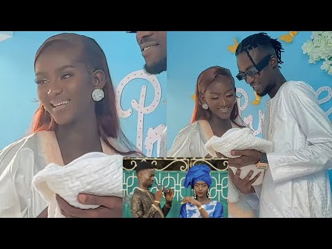 Les premiers images du baptême de la chanteuse Leyna en compagnie de son époux one lyrical