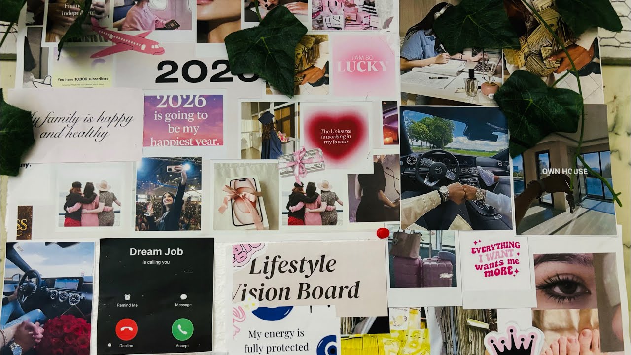 Vision board එකක් හදමු|🎀 Manifesting & Gratitude Routine 