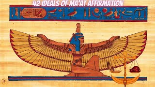 42 Ideals Of Ma'at Affirmation #42lawsofmaat