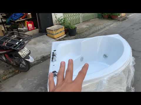 Video Bồn Tắm Góc Massage chất liệu Galaxy - youtube