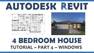 Celebrity Autodesk Revit - 4 Bedroom Home Design Tutorial -  4. Windows Profile