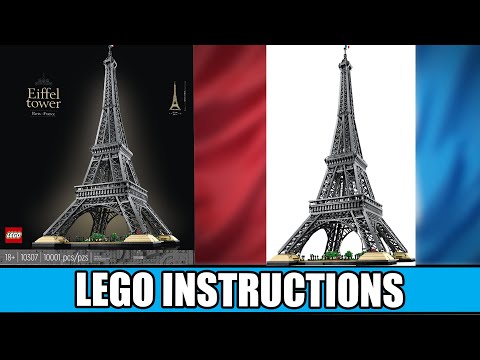 Frastøde chef værtinde LEGO Instructions | Icons | 10307 | Eiffel Tower (All Books) - YouTube