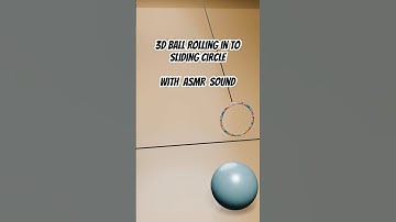 3D Balls Pass Through Swinging Ring Satisfying Video | Blender 3D #shorts