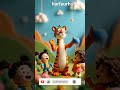 Claymation Tiger & Kids Playtime | Cute Stop-Motion Pixar Style Animation #Shorts #ClayArt