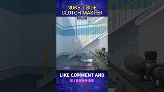 NUKE T SIDE CLUTCH MASTER 3K AWP COUNTER-STRIKE 2  #gaming #cs2 #nuke #csgo #fps #awp #counterstrike
