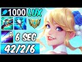 *42 KILLS* LUX ULT EVERY 6 SECONDS! NEW ITEMS - SEASON 14 LUX BEST BUILD 1000 AP | League of Legends