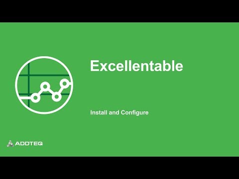 Install and Configure Excellentable