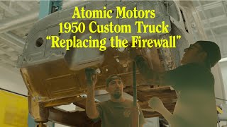 Replacing the Firewall in a 1950s Custom Truck || Atomic Motors