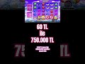 REKOR KAZANÇ 60₺ ile #sweetbonanzaslotonline #sweetbonanzamaxwin #slot