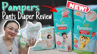 PAMPERS REVIEW, NEW AIRCON PANTS! Best Breathable Diaper for Baby