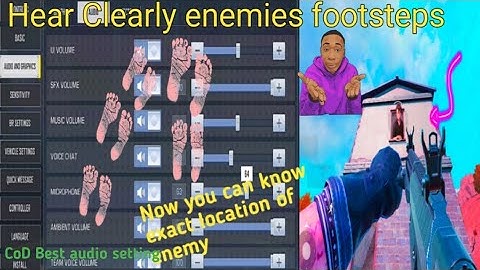 Hear Clearly enemy footSteps and know location⚡ call Of Duty Best Audio Setting ⚡audio setting tips