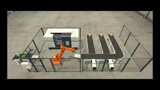 Factory I/O and Control I/O Automated Production Line with Color Sorting