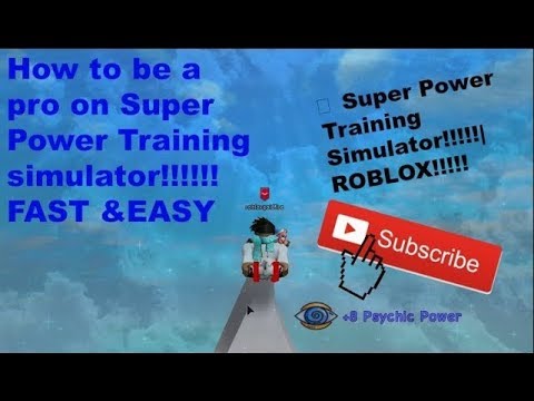 How To Train The Fastest In Super Power Training Simulatorroblox - training psychic for teleport fly abilities roblox