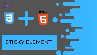 #sticky #stickyelment #html #CSS | How to create Sticky Element using HTML | CSS