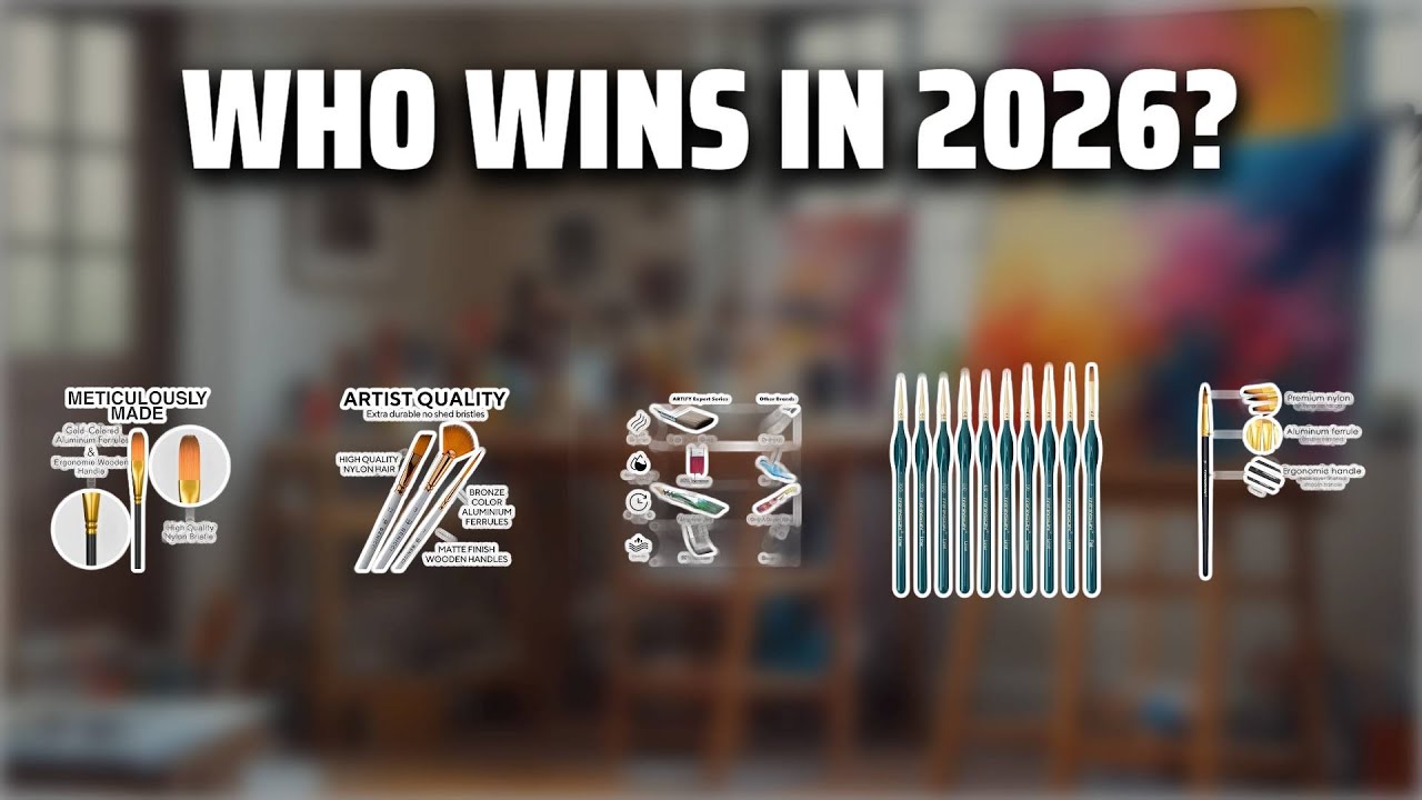 The Top 5 Best Acrylic Brushes in 2026 - Must Watch Before Buying!