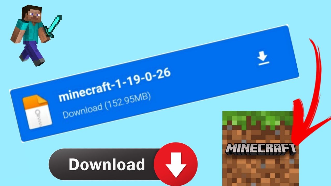 ⚠️ SAIU! MINECRAFT PE 1.19 DOWNLOAD APK VIA MEDIAFIRE!!! - YouTube