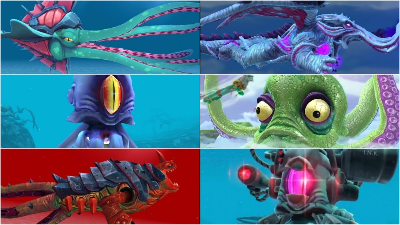 EVOLUTION OF KRAKEN - HUNGRY SHARK VS HUNGRY DRAGON