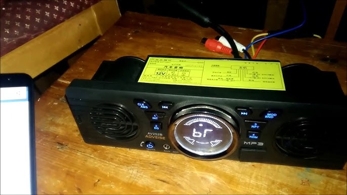 AV252 (B) / 12 V Auto SD-Karte MP3 Audio Elektroauto Radio Lautsprecher  Bluetooth Lautsprecher Auto Player Auto A – zu niedrigen Preisen im  Onlineshop