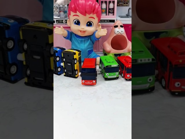 Doll Play Set Toys 🚗🚓🚑🚒Satisfying Unboxing & Review🎧