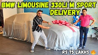 Taking Delivery Of Brand New BMW CAR WORTH 75 LAKHS | Meta Saab&#39;s BMW 330li M-Sport Luxury Car 🔥