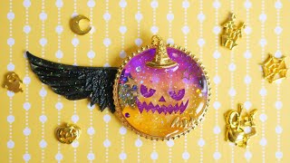 DIY UV Resin Spooky Halloween Charm