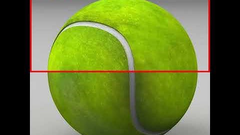 3D Model of Tennis Ball LowPoly Review
