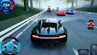 Traffic Racer Pro | Extreme Car Games | Bugatti Chiron | Endless Highway Racing Gameplay 4K Ultra HD screenshot 4