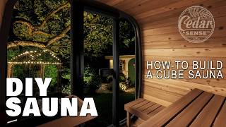 Are These Better Than a Barrel Sauna?  Assembly Video for the SaunaLife Cube Sauna