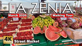 La Zenia (Playa Flamenca), March 2026 - Street Market | Costa Blanca - Walking tour [4k 60fps]