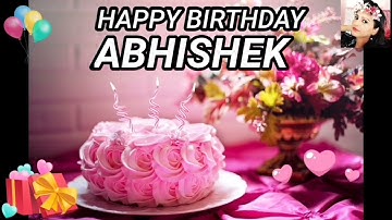 Happy Birthday Song ABHISHEK🎂ABHISHEK Happy BirthdaySong #HappyBirthdaySongsWithAngel #HappyBirthday