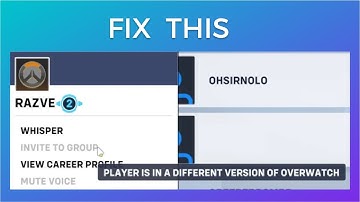 How to Fix “Player is in a different version of Overwatch” in Overwatch 2