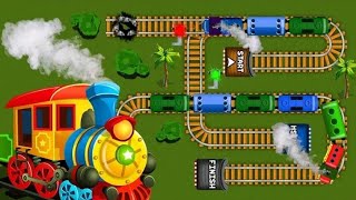 Train Track Maze - Classic Make Puzzle Game - (Level 1 - 12) Gameplay #1 screenshot 4