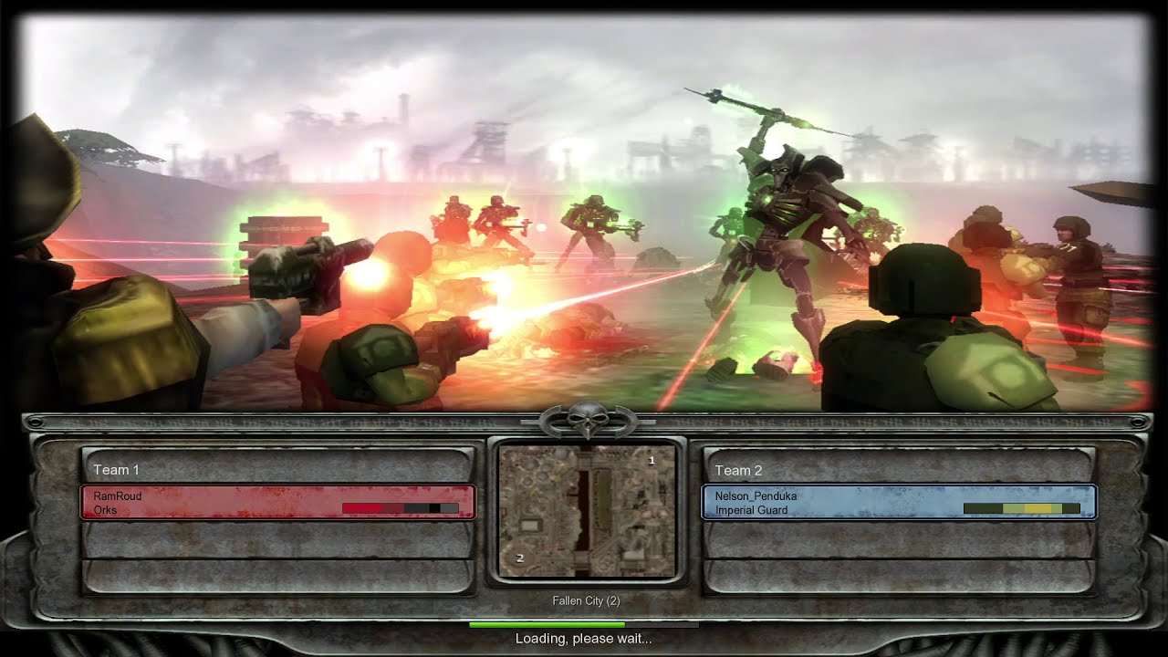 Imperial Guard v Orks BO3 | Snippy v RamRoud | Dawn of War Soulstorm