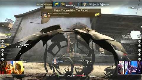 Edward killed friberg to win Map 1 - NaVi vs NiP MLG CS:GO Major Championship: Columbus Quarterfinal