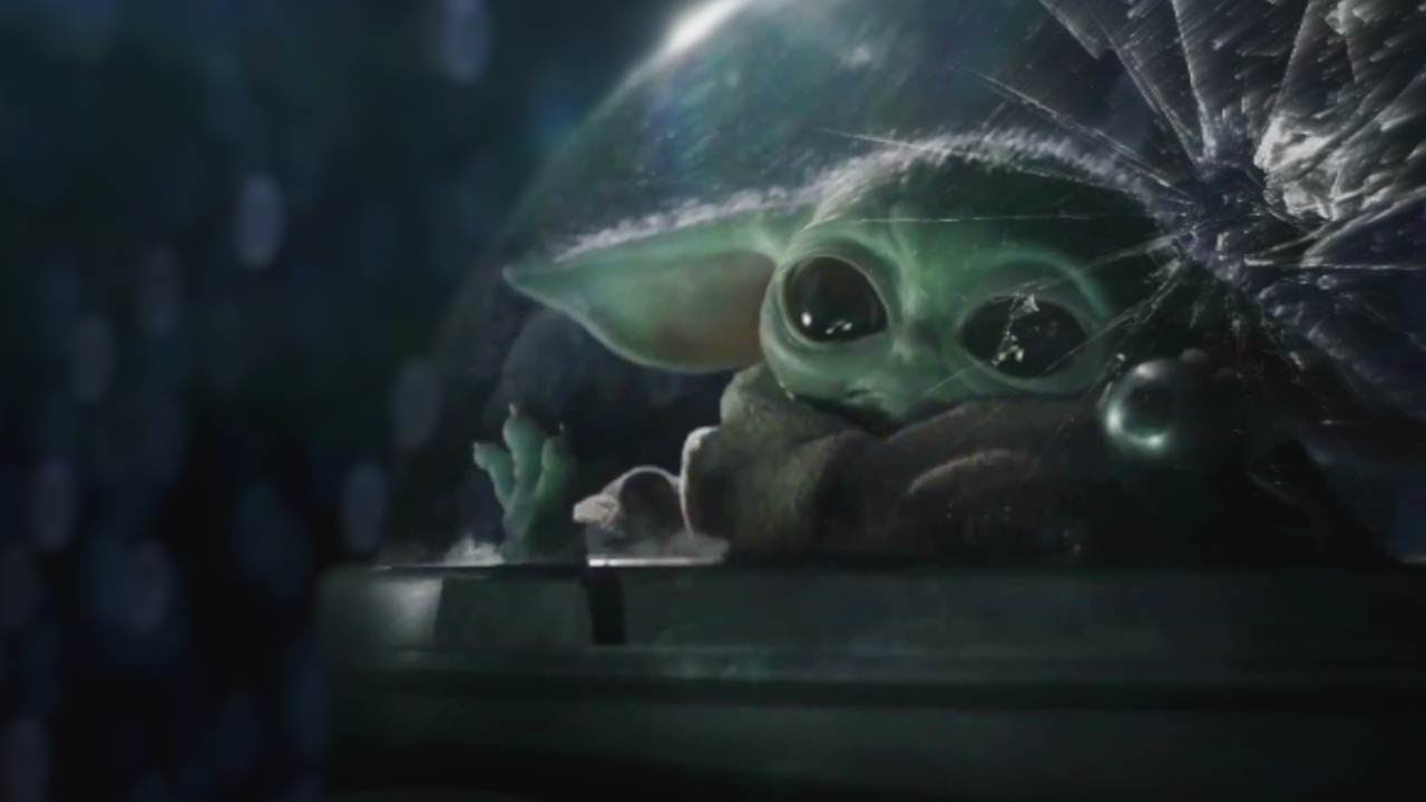Grogu Flies Out