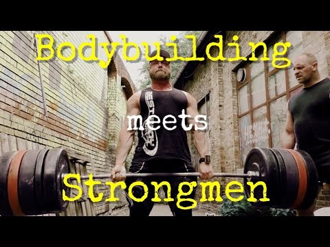 Bodybuilding trifft Strongmen - Squats & Deadlifts knackpo übungen fitnessstudio
