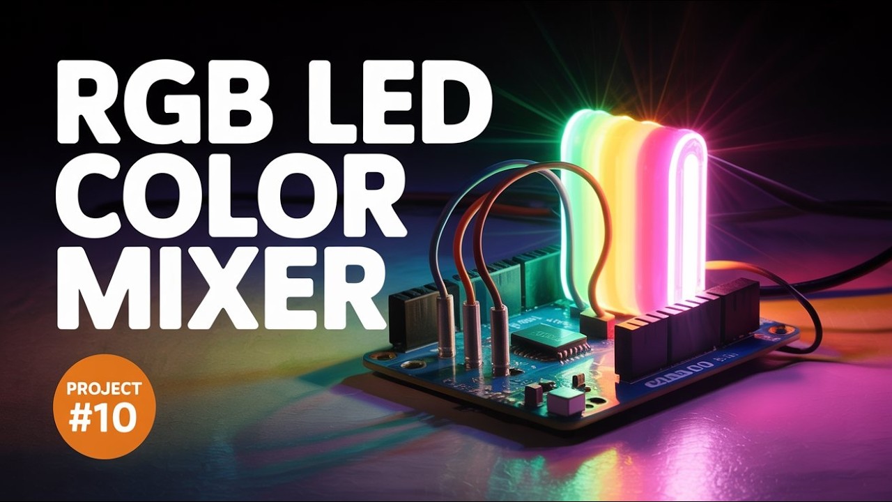 PROJECT 9: RGB LED color mixer - YouTube