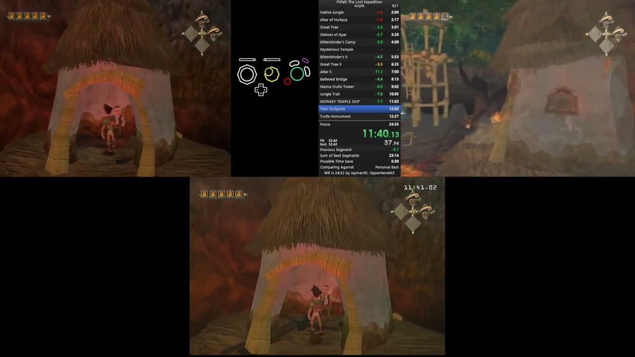 Pitfall: The Lost Expedition Top 3 runners comparison