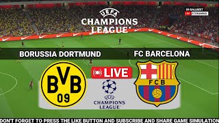 🔴LIVE : Dortmund vs Barcelona | UEFA Champions 2025 Full Match Live Now - Efootball Pes 21