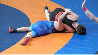 Wrestling / Ringen LM Sachsen 2024, Gelenau, Jugend B, 57 kg, GR, Fröber - Uhlig