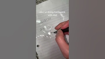 pov: doing homework with dad 😂😭 #shorts