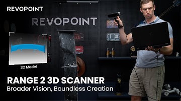 Revopoint RANGE 2 3D Scanner: Flawless Car Spoiler Scan!