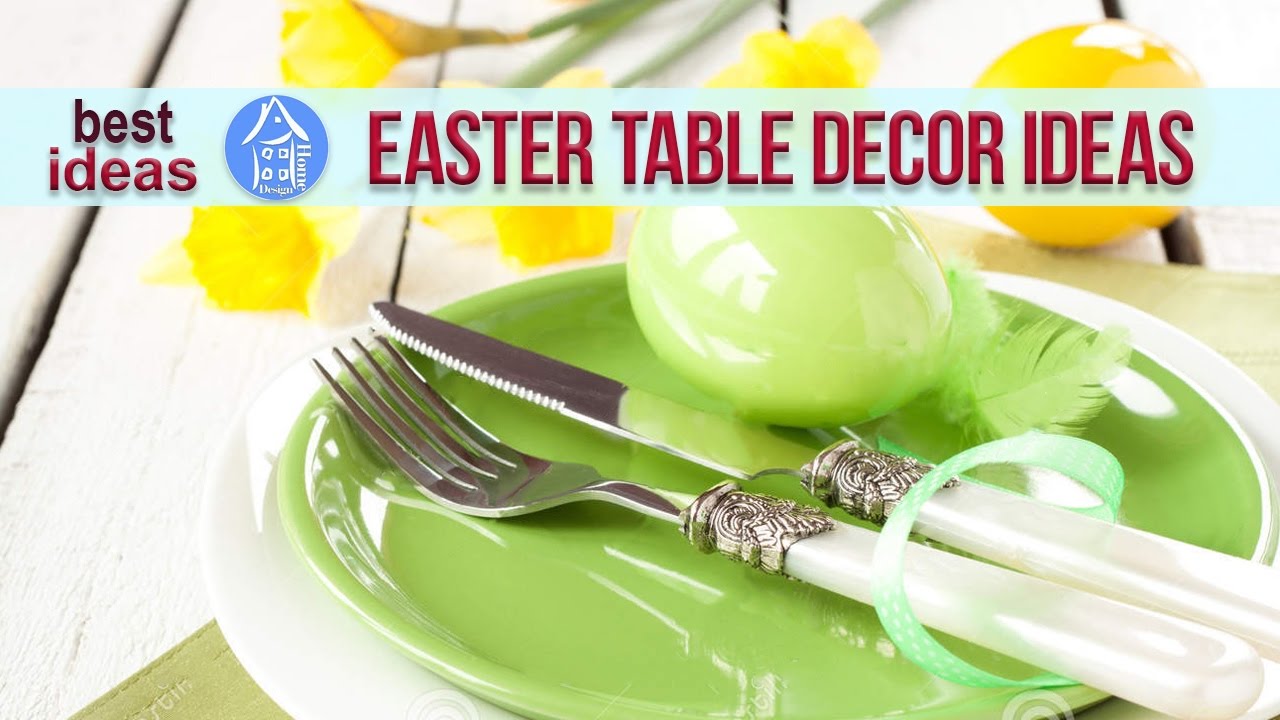 🐦 Easter Dining Table Decorations – Table Setting - YouTube
